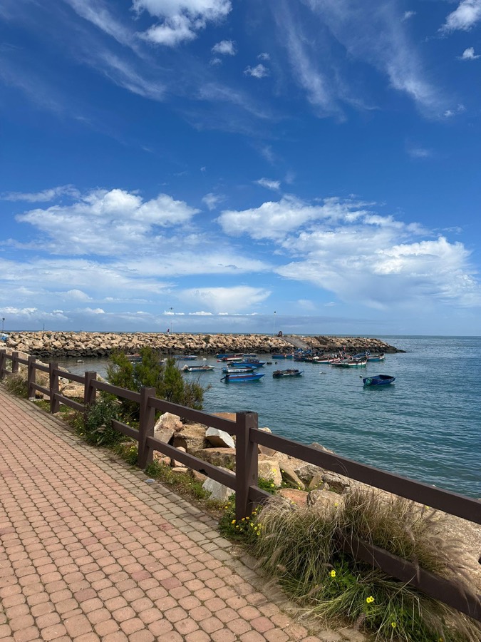 Côte sauvage de Dar Bouazza, plage atlantique