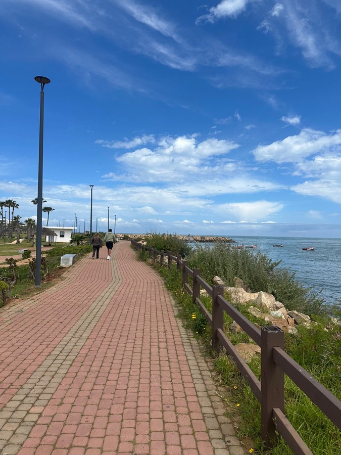 Vue panoramique de la côte de Darbouazza