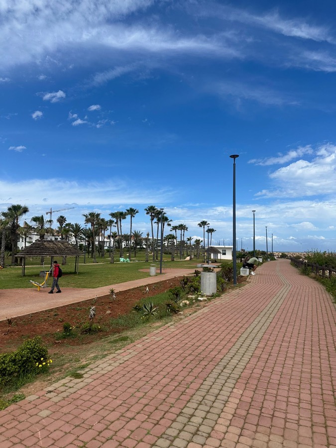 Paysage marin à Darbouazza, Maroc